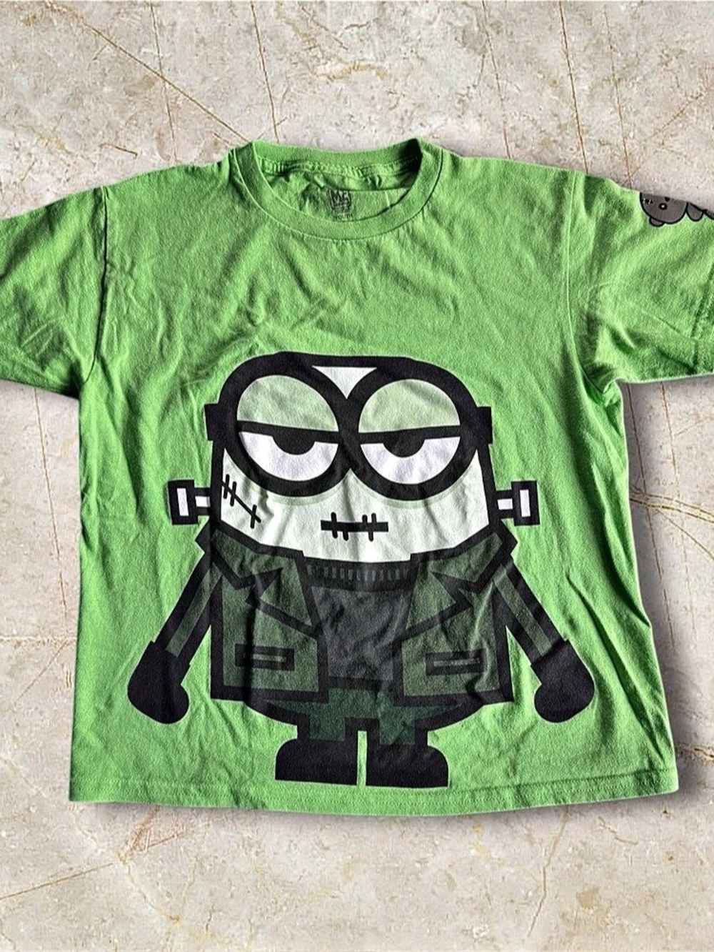 Universal Studios Minion Monsters Frankenbob Glow in the Dark Youth Tee